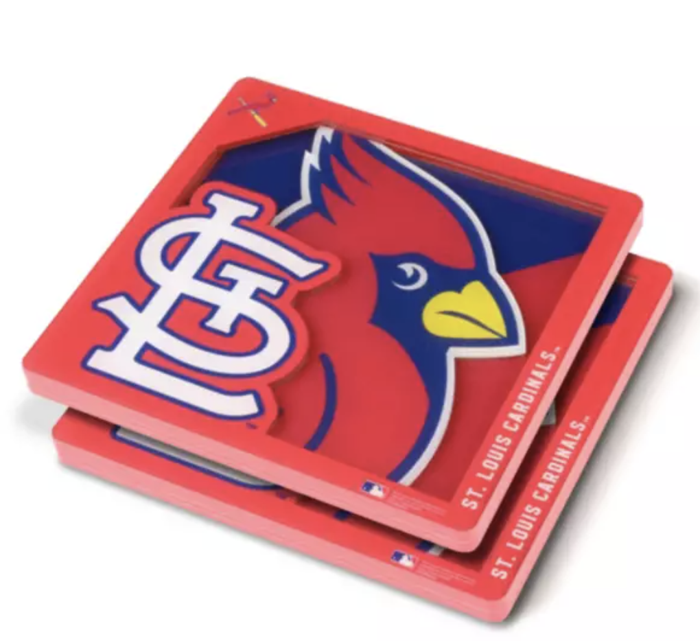 STL Cards Logo 3D Coaster