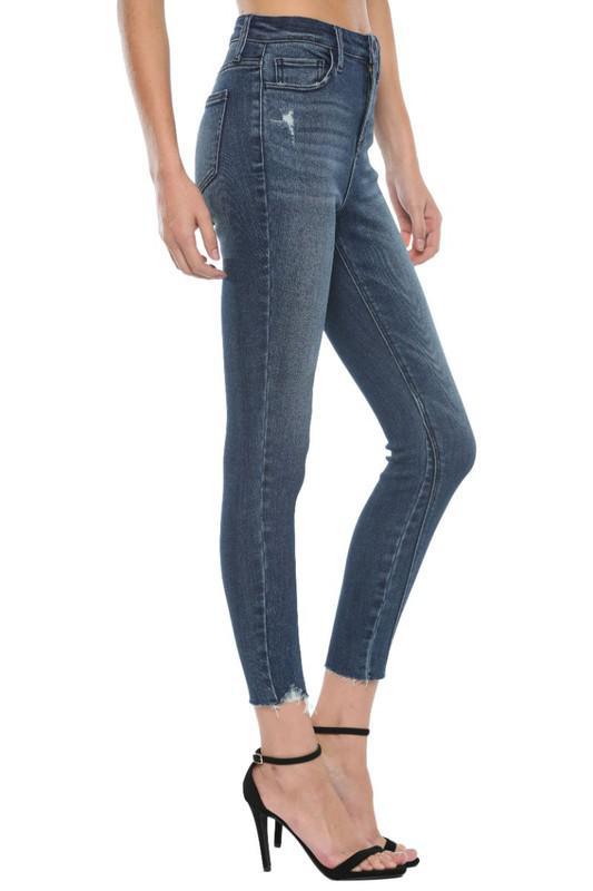 Twist Seam Skinny Jeans