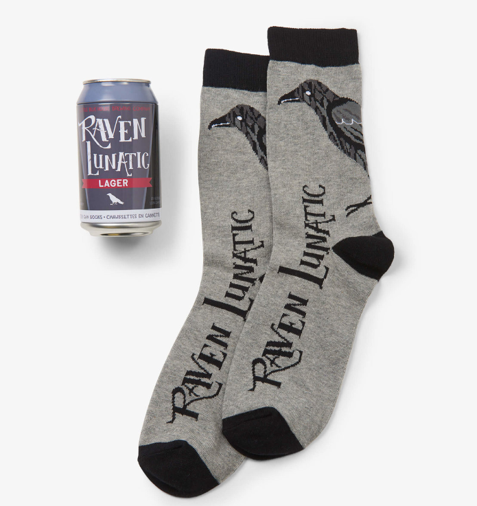 Raven Lunatic Beer Can Sock