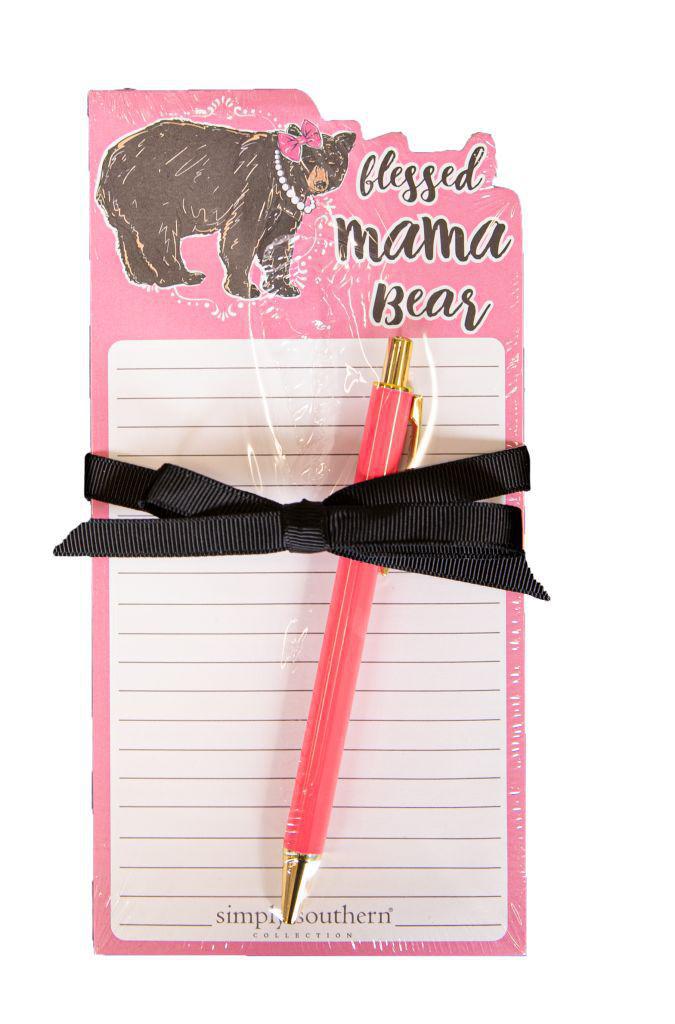 Mama Bear Notepad & Pen Set